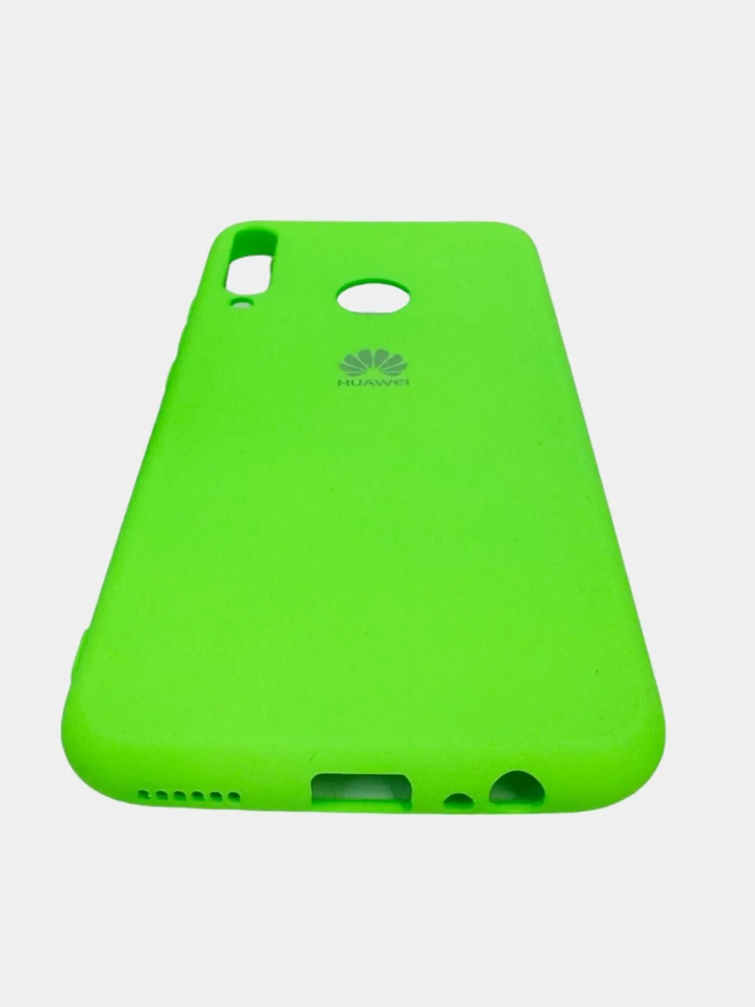 Салатовый чехол Silikone Cover для Huawei Y7P / P40 Lite E