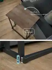 Белый столик журнальный приставной НЭО
