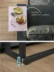 Белый столик журнальный приставной НЭО