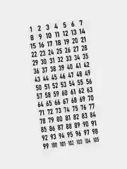 Прозрачный наклейки цифры маленьке от 1 до 105 интерьерные для школы для нумерации