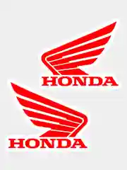 Красный наклейка на мотоцикл Honda хонда крылья логотип эмблема