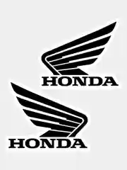 Черный наклейка на мотоцикл Honda хонда крылья логотип эмблема