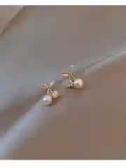 Манго серьги клевер, серьги женские, гвоздики , пусеты черные