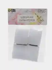 Липучка, 40 мм х 50 см, цвет белый