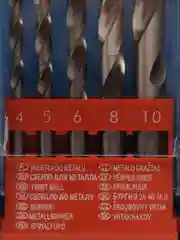 Набор сверл по металлу HSS-G (5 шт 4-10 мм) VERTO 60H000