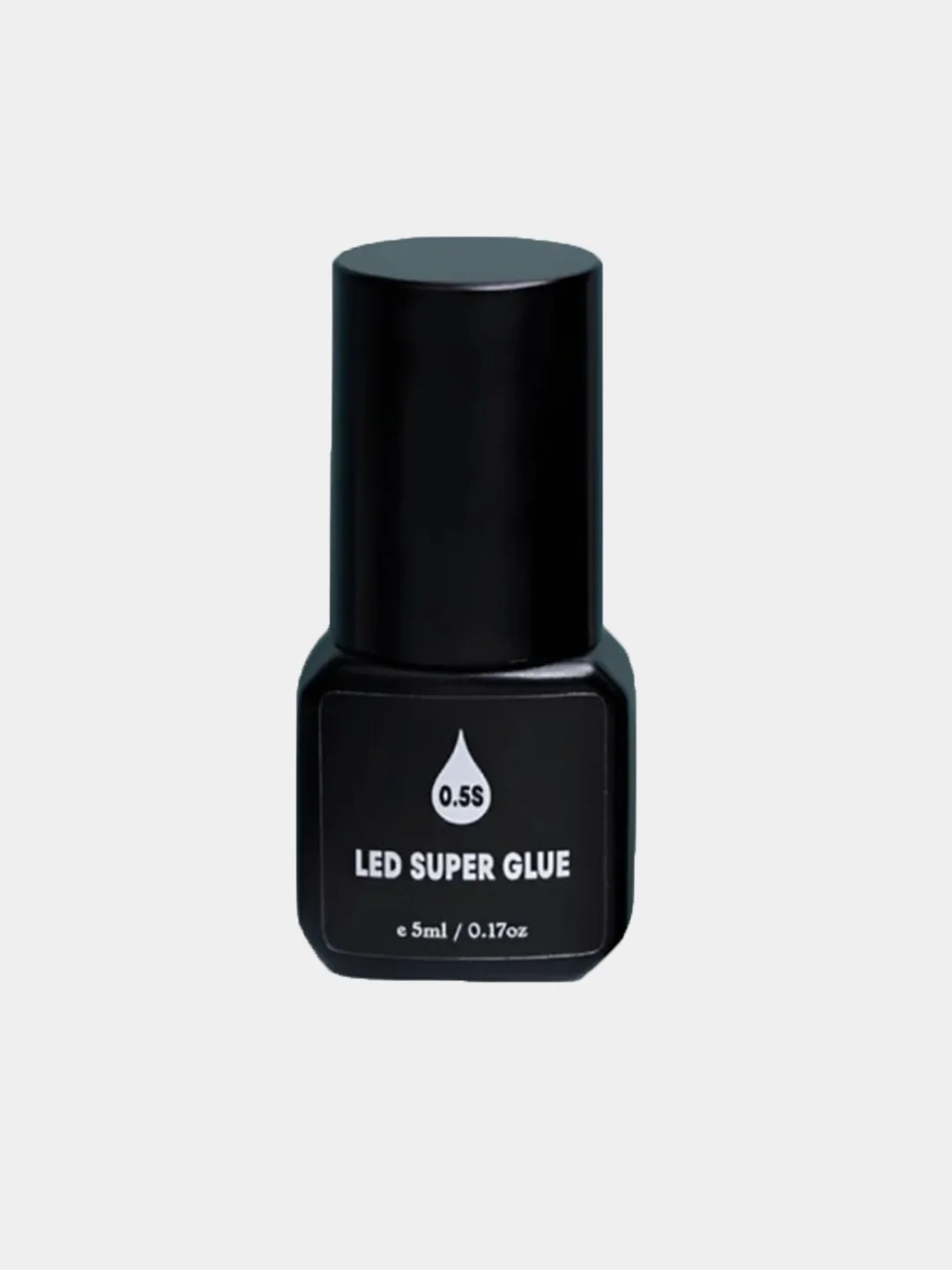LED UV клей для  наращивания ресниц, прозрачный  0,5 и 1 секунда