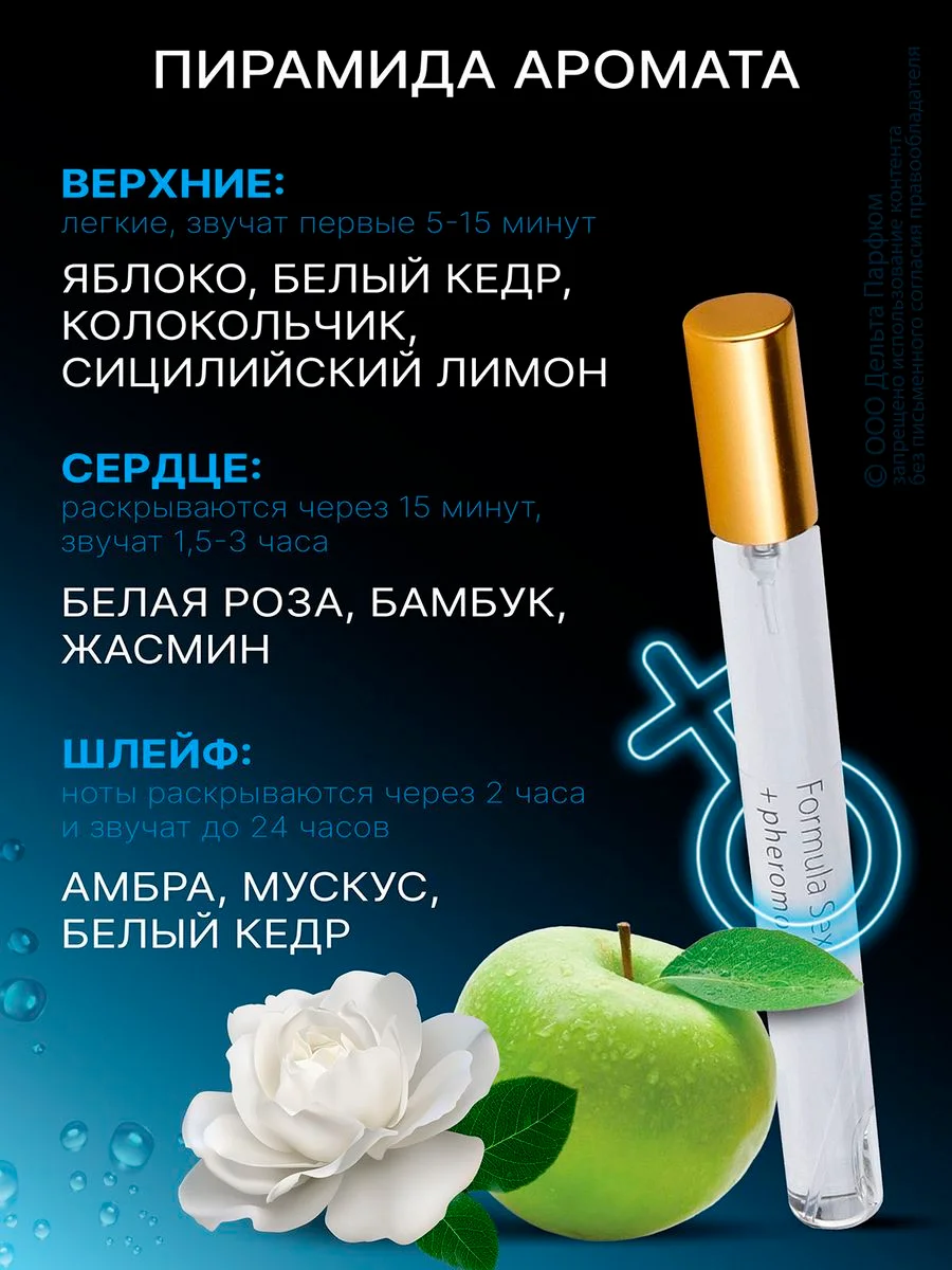 Духи женские с феромонами Formula Sexy, 17 мл