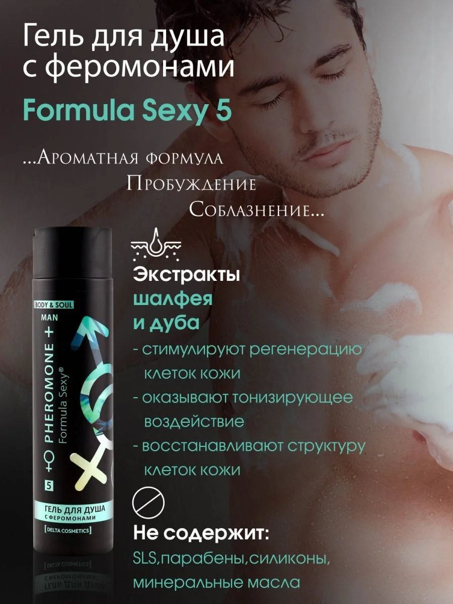 Подарочный набор для душа с феромонами Formula Sexy