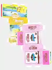 Розовый большая тележка с продуктами Лол