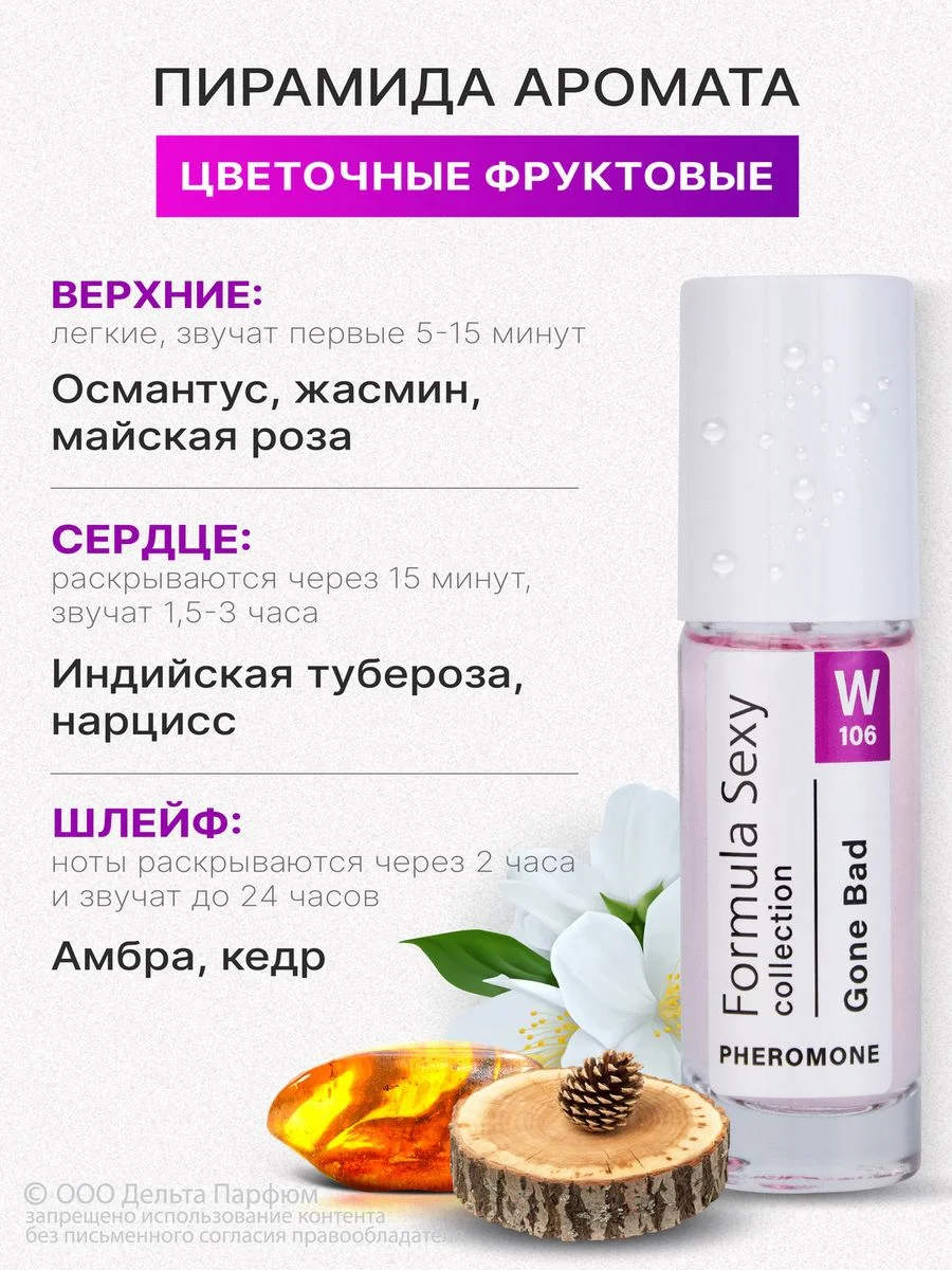 Духи женские, с феромонами, FS collection, 30 мл