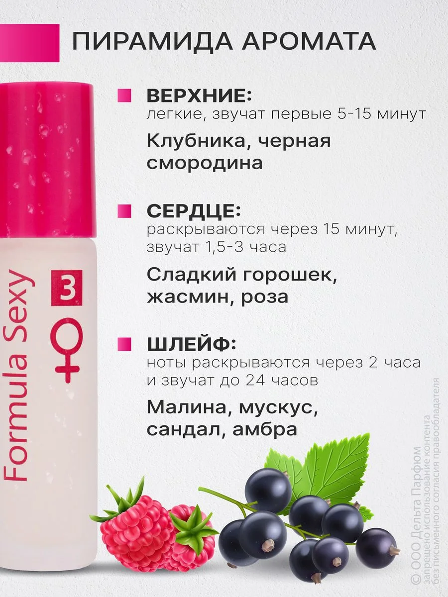 Набор масла парфюмерного Formula Sexy, 32 мл