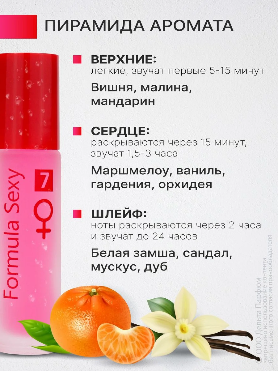Набор масла парфюмерного Formula Sexy, 32 мл