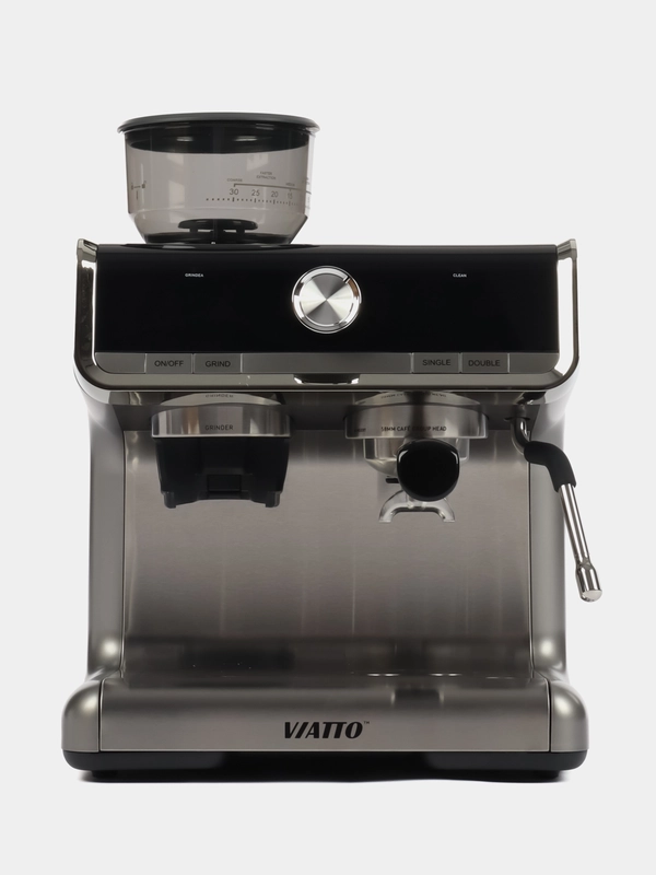 Кофемашина автоматическая (рожковая) Viatto VA-CMG888, кофемашина зерновая с кофемолкой