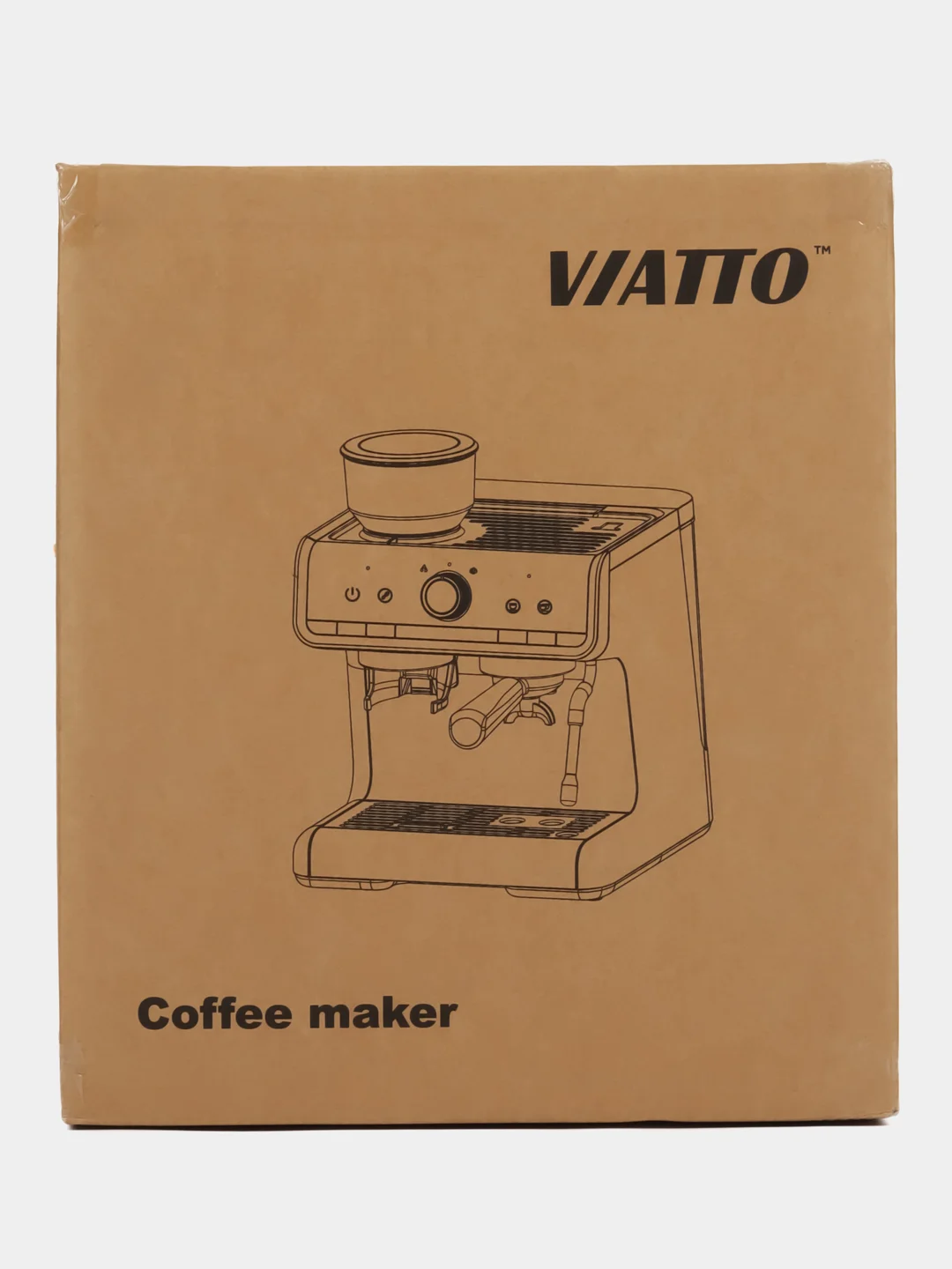 Кофемашина автоматическая (рожковая) Viatto VA-CMG888, кофемашина зерновая с кофемолкой