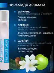 Масло парфюмерное женское с феромонами Formula Sexy, 15 мл