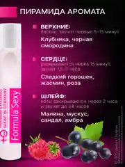 Масло парфюмерное женское с феромонами Formula Sexy, 15 мл