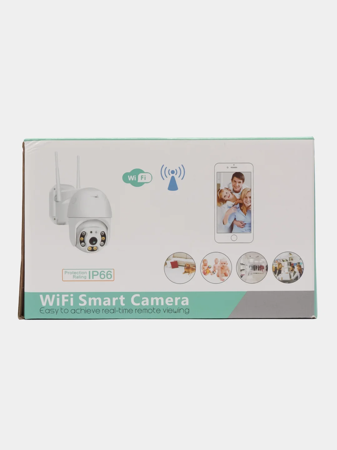 Камера видеонаблюдения с wi-fi подключением, с влагозащитой, с записью