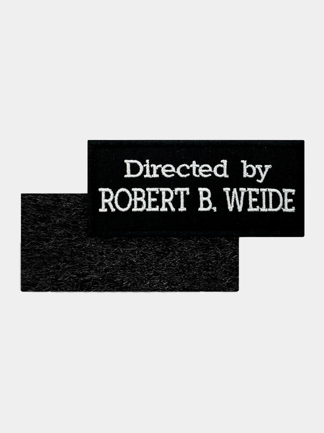 Черный нашивка шеврон на одежду Directed by Robert B. Weide, на липучке