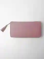 Розовый кошелек женский, женский кошелек клатч, экокожа