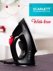 Утюг SCARLETT SC-SI30K70, 2000 Вт, керамика, черный