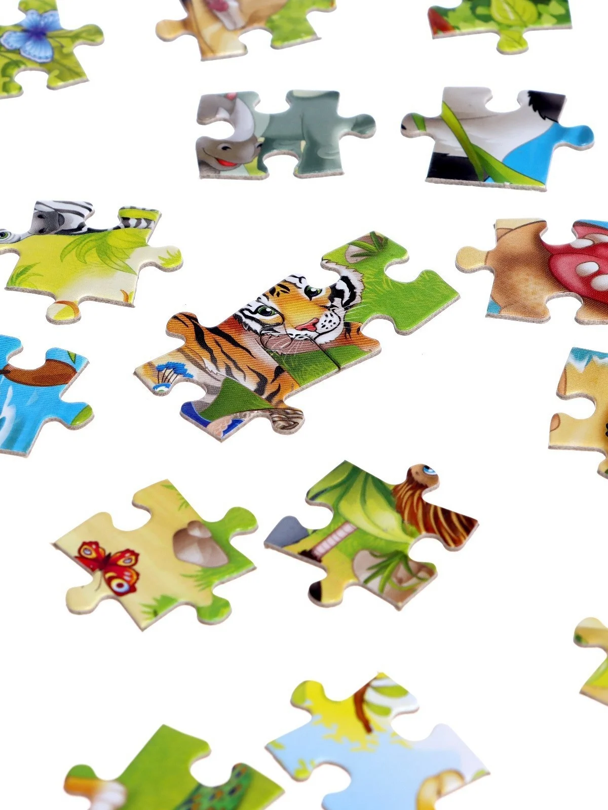 Зеленый детский пазл, Puzzle Time, 160 деталей, размер 24 *34 см
