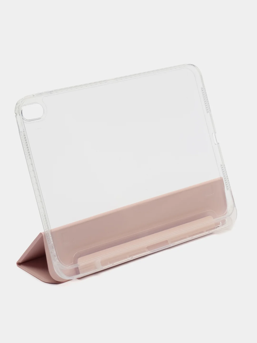 Розовый чехол для iPad, iPad Air 1/2/3/4/5, iPad Pro (2018-2024), iPad Mini 6 с местом для стилуса