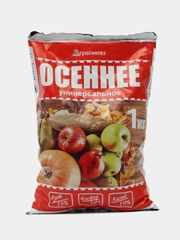 Универсальное удобрение "Осеннее"/ Органо-минеральное / Калий азот фосфор гумат, 1 кг