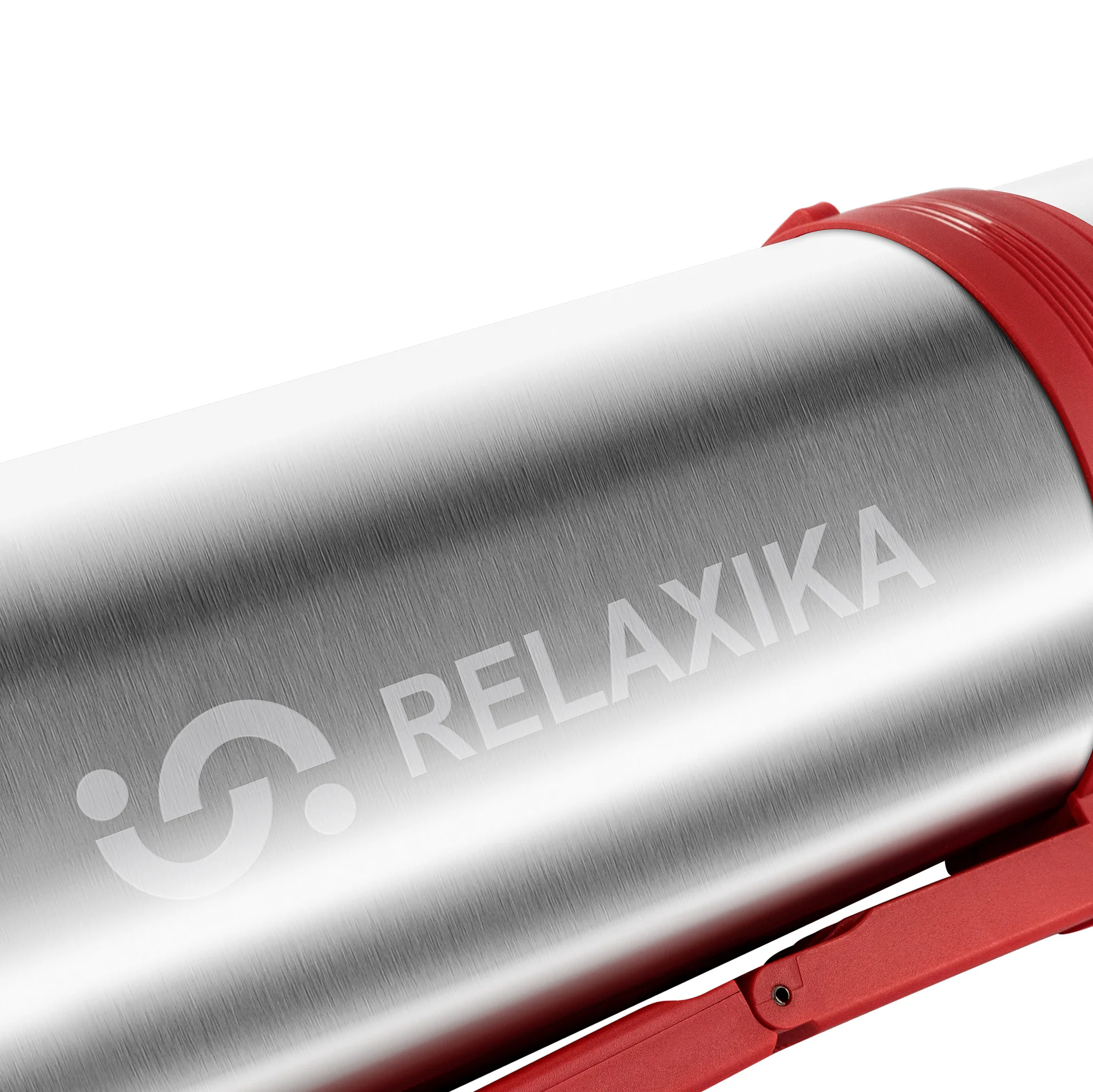 Серебряный термос универсальный для еды и напитков Relaxika 201 (1 литр), стальной, R201.1000.1