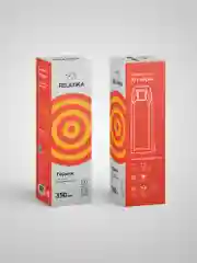 Серебряный термос вакуумный Relaxika 101 стальной с чашкой 0,35 л, R101.350.1