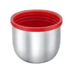 Серебряный термос вакуумный Relaxika 101 стальной с чашкой 0,35 л, R101.350.1