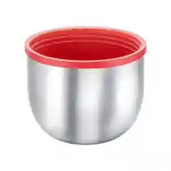 Серебряный термос вакуумный Relaxika 102 стальной с чашками 1,2 л, R102.1200.1