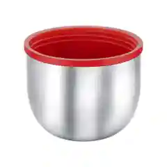 Серебряный термос вакуумный Relaxika 102 стальной с чашками 0,75 л, R102.750.1