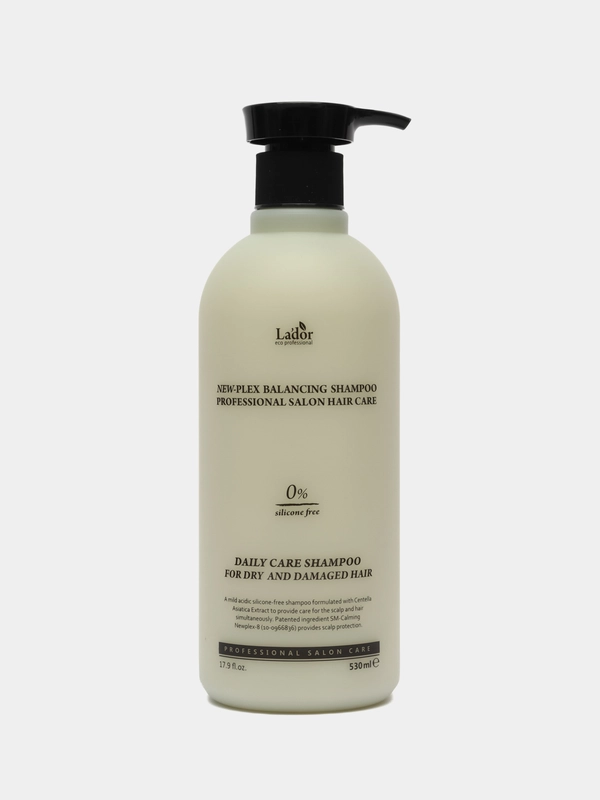 LADOR Шампунь для волос успокаивающий бессиликоновый Newplex Balancing Shampoo, 530ml