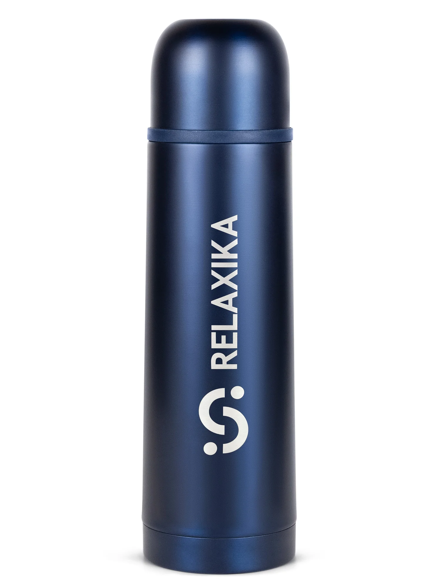 Синий термос Relaxika 101 (0,5 литра), темно-синий, R101.500.3