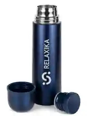 Синий термос Relaxika 101 (0,5 литра), темно-синий, R101.500.3