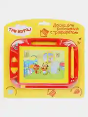 Доска для рисования Играем вместе "Три Кота", магнитная