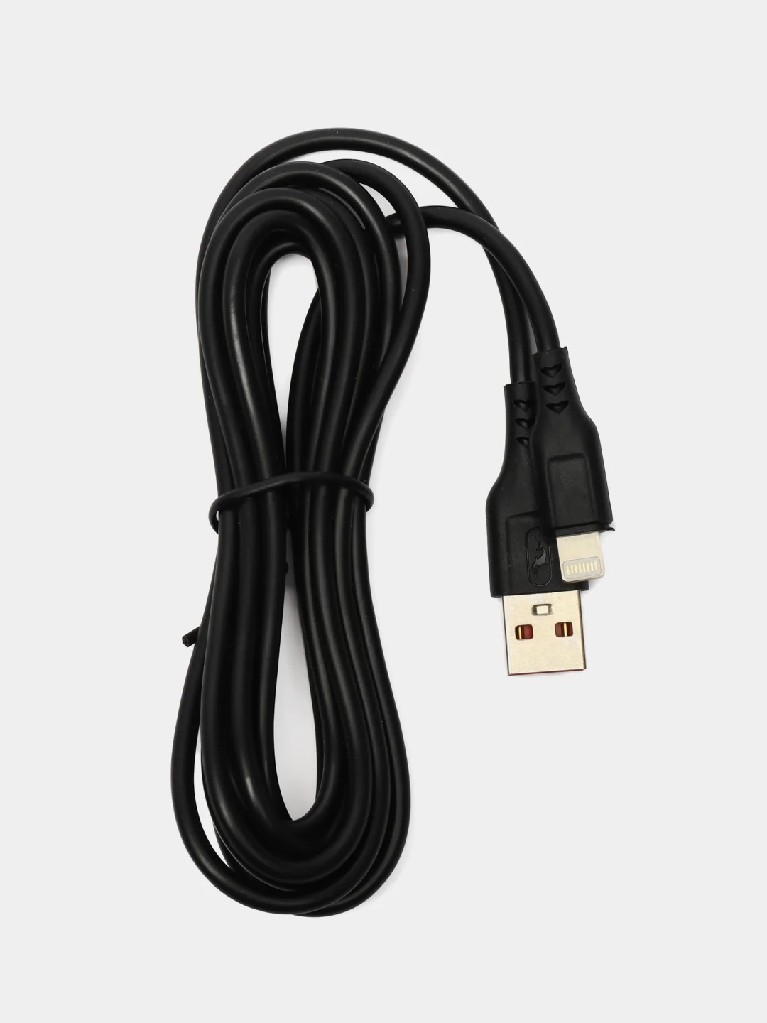 Угольный кабель для быстрой зарядки и передачи данных 2м, Шнур Lightning / Type-C / Micro USB