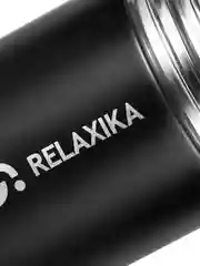 Черный термос для еды и супа с широким горлом Relaxika 0,7 литра, черный, R301.700.2 Релаксика