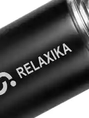 Черный термос для еды и супа с широким горлом Relaxika 1 литр, черный, R301.1000.2 Релаксика