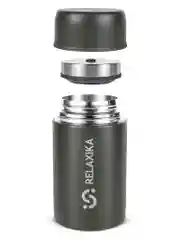 Хаки термос для еды и супа с широким горлом Relaxika 1 литр, хаки, R301.1000.8 Релаксика