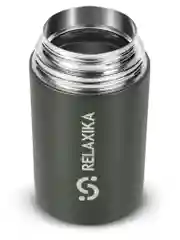 Хаки термос для еды и супа с широким горлом Relaxika 1 литр, хаки, R301.1000.8 Релаксика