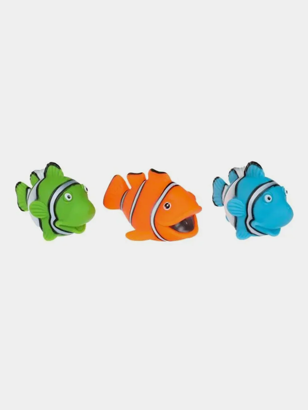Игрушки для ванной Капитошка "Рыбки", 3 штуки