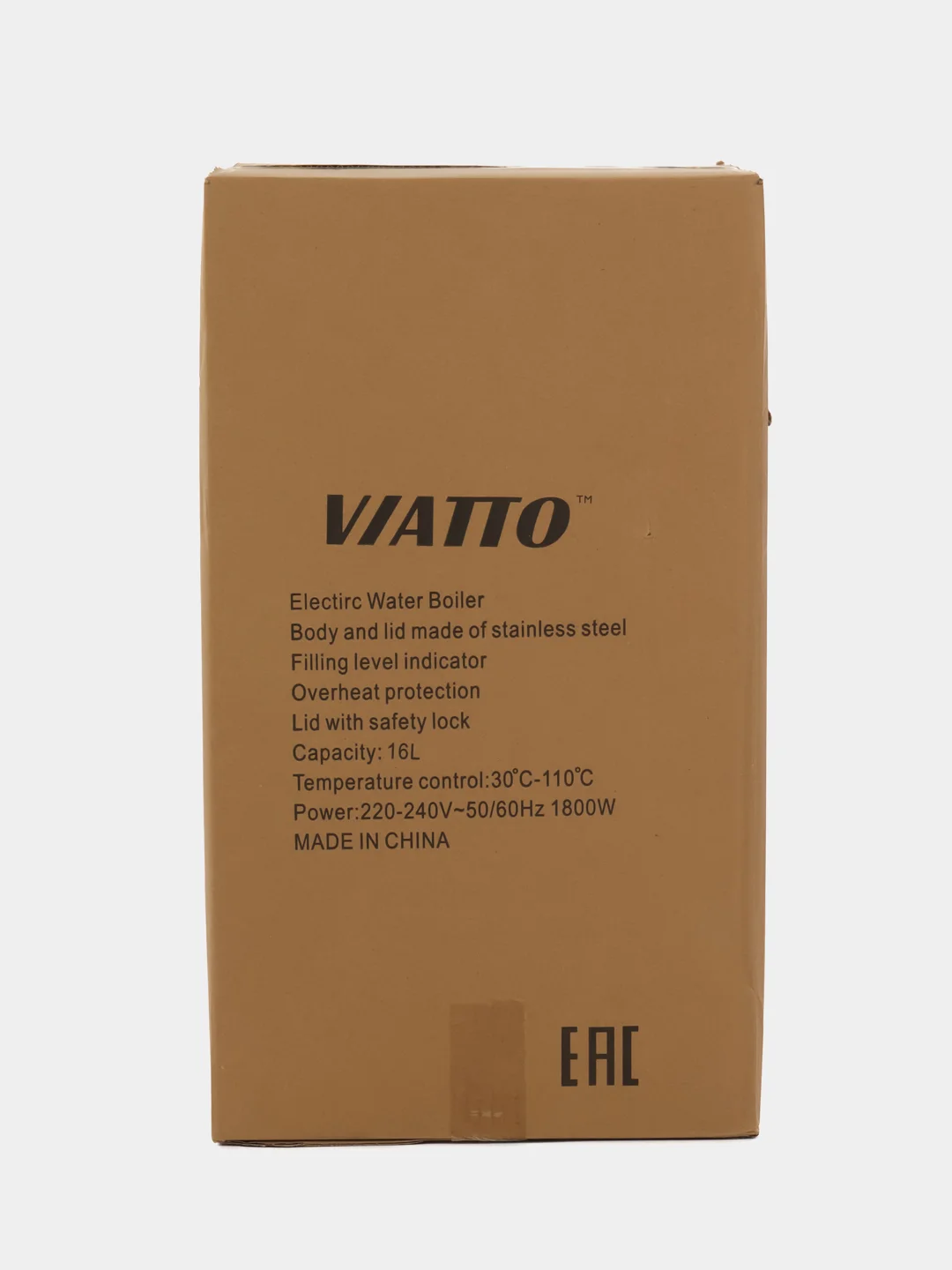 Электрокипятильник VIATTO VA-WB16, термопот электрический, 16 литров