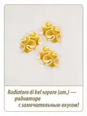 Макаронные изделия GRAND DI PASTA Radiatore, 400 г