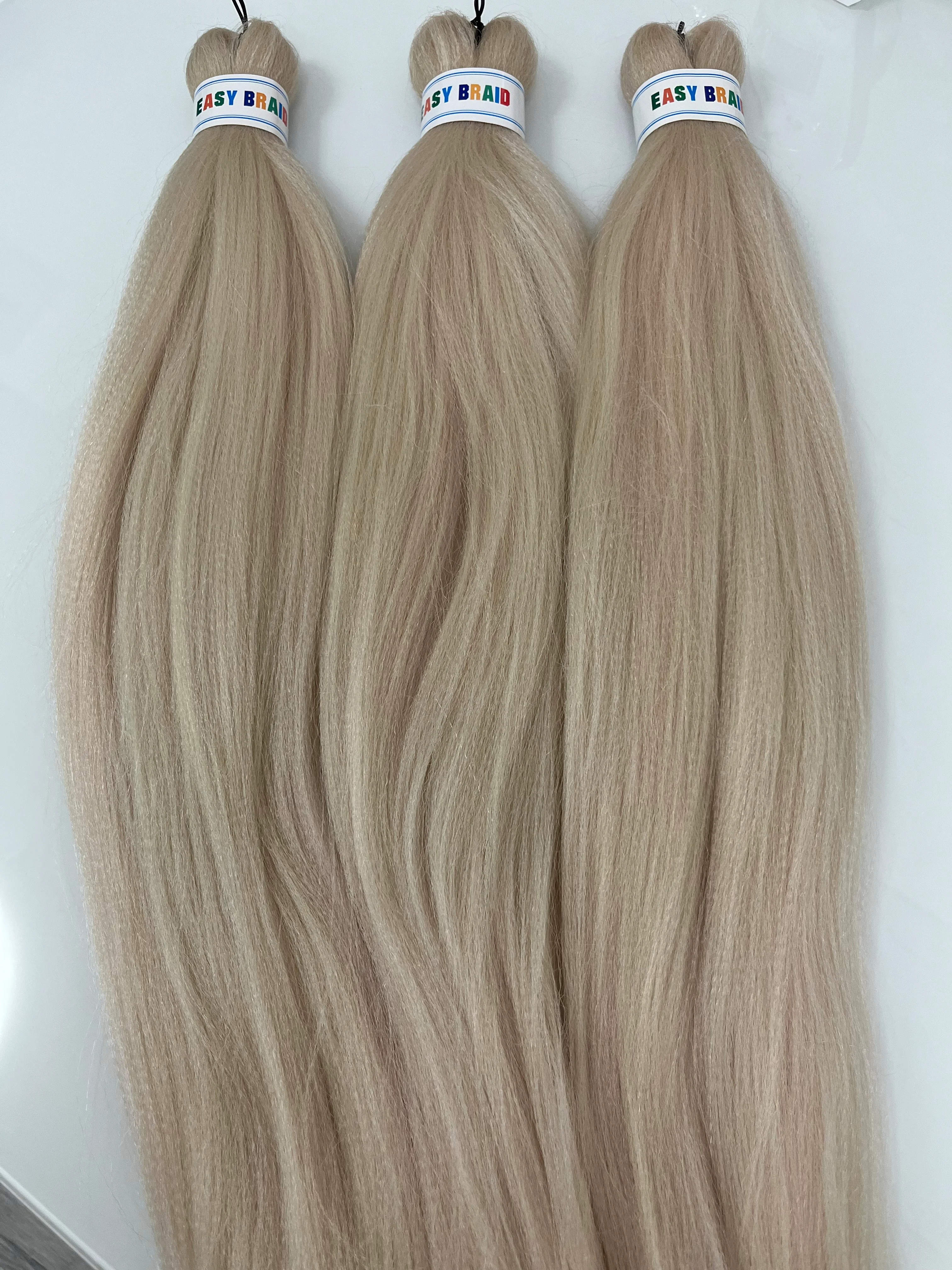Коралловый меланж канекалон Easy Braids, для афрокосичек и дредов