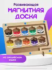Сортер для малышей деревянный магнитный