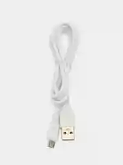 Белый кабель для быстрой зарядки и передачи данных 1м, Шнур Lightning / Type-C / Micro USB
