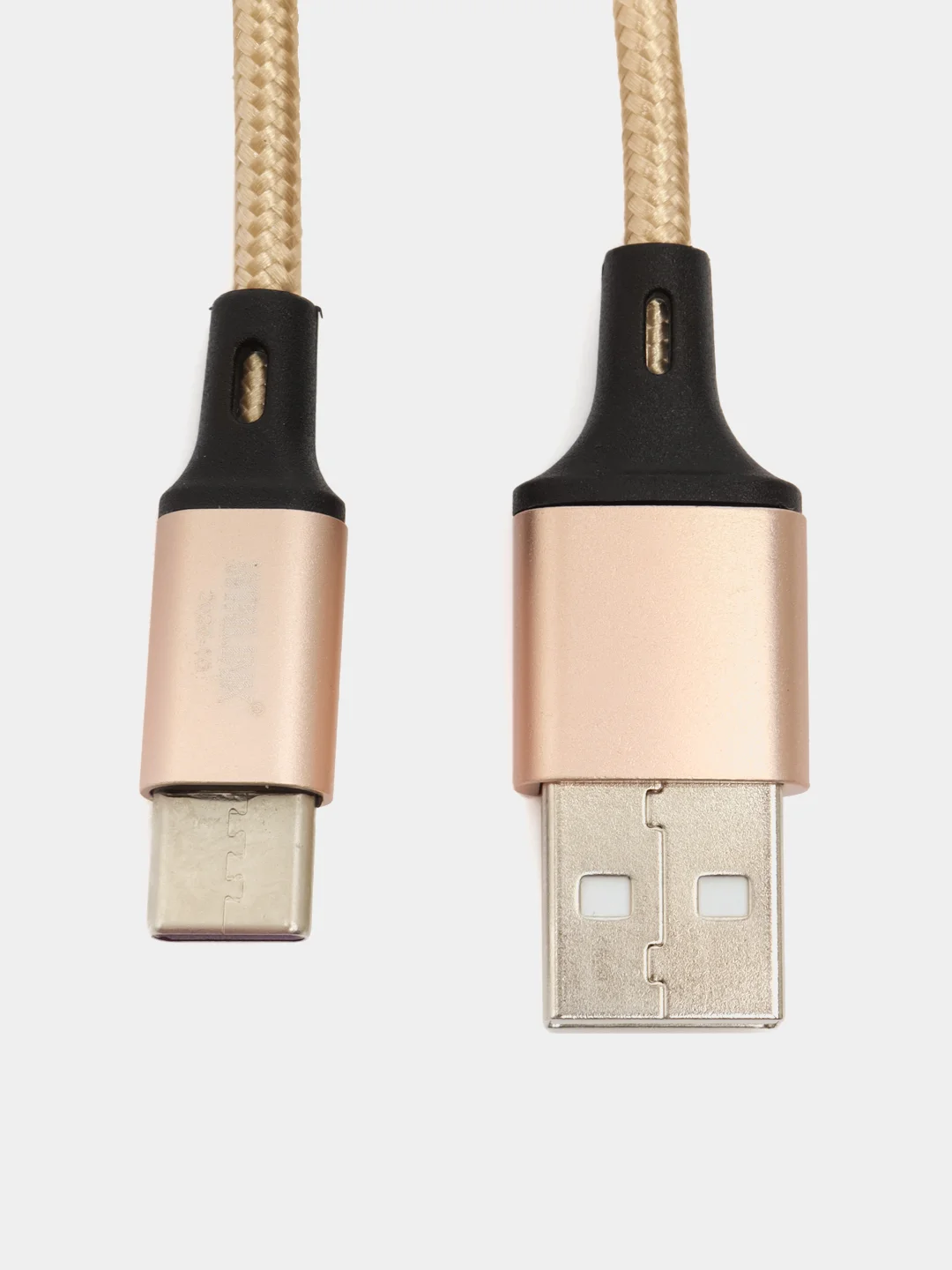 Золотой кабель для быстрой зарядки и передачи данных 1м, Шнур Lightning / Type-C / Micro USB