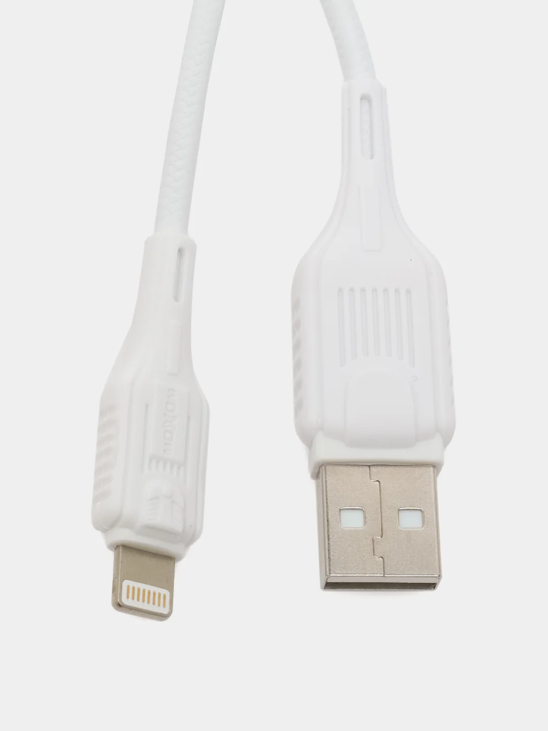 Белый кабель для быстрой зарядки и передачи данных 2м, Шнур Lightning / Type-C / Micro USB