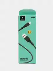 Хром кабель для быстрой зарядки и передачи данных 1м, Шнур Lightning / Type-C / Micro USB
